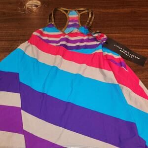 NEW W/ Tags Little Marc Jacobs Merida Striped Cover Up Dress Girls size 4